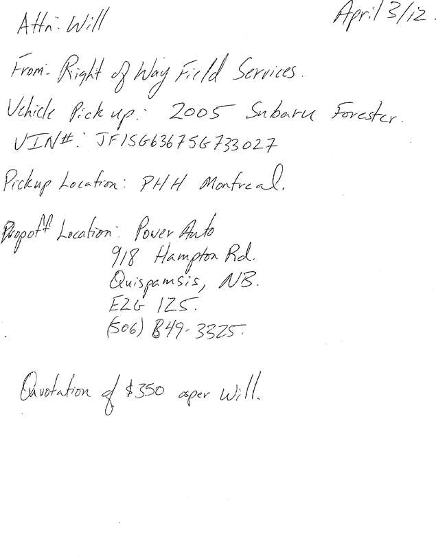 Fax page