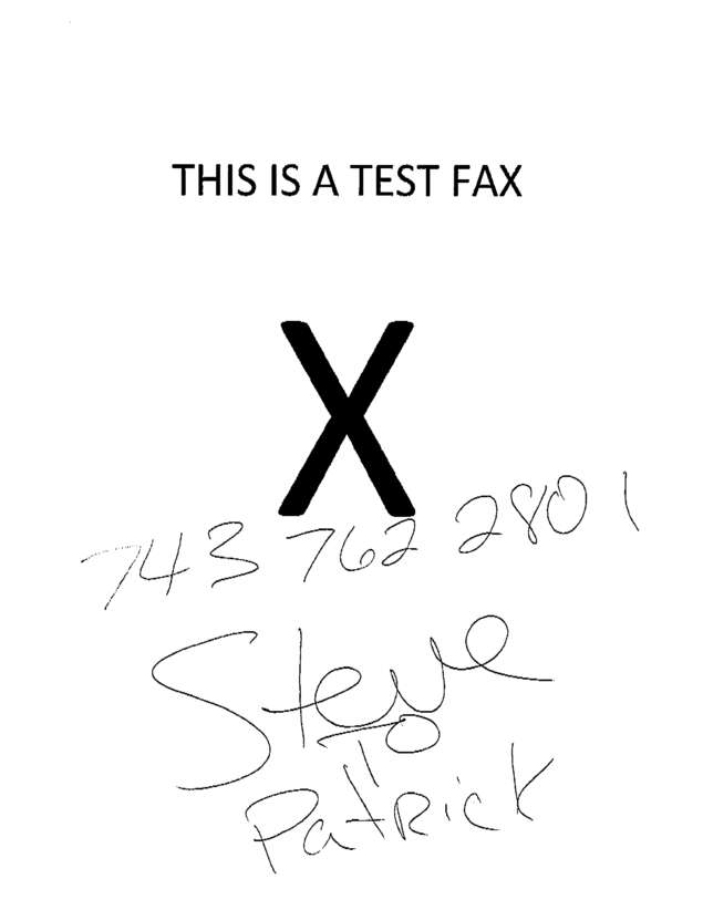 fax page