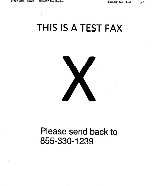 fax page