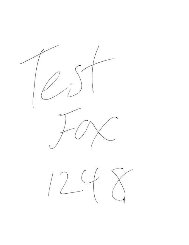 Fax page