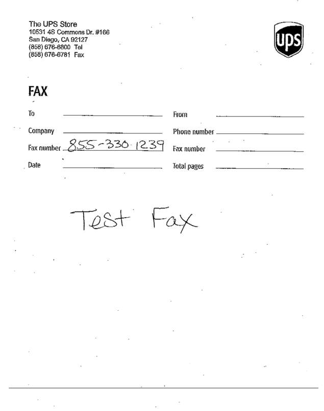 fax page