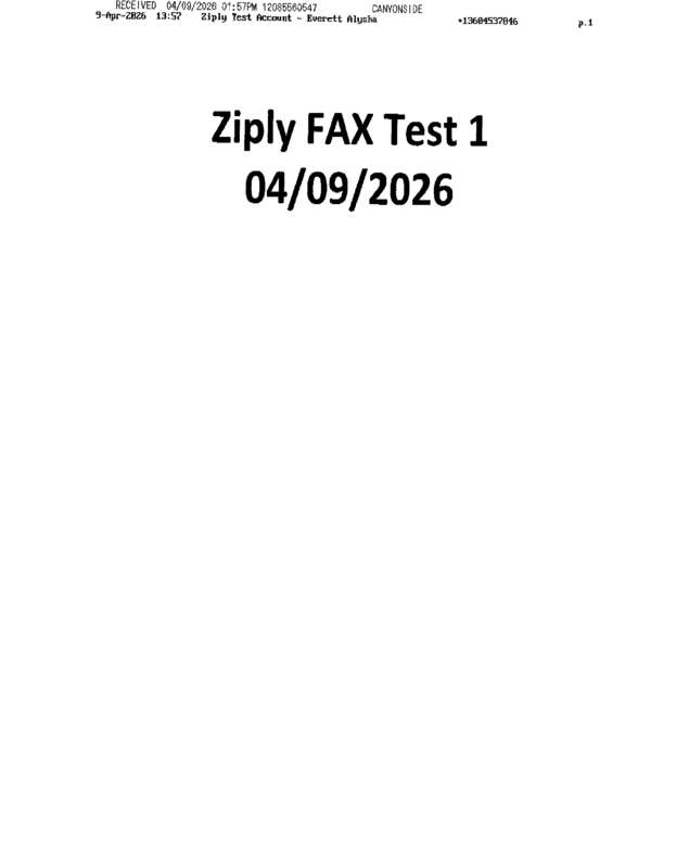 fax page