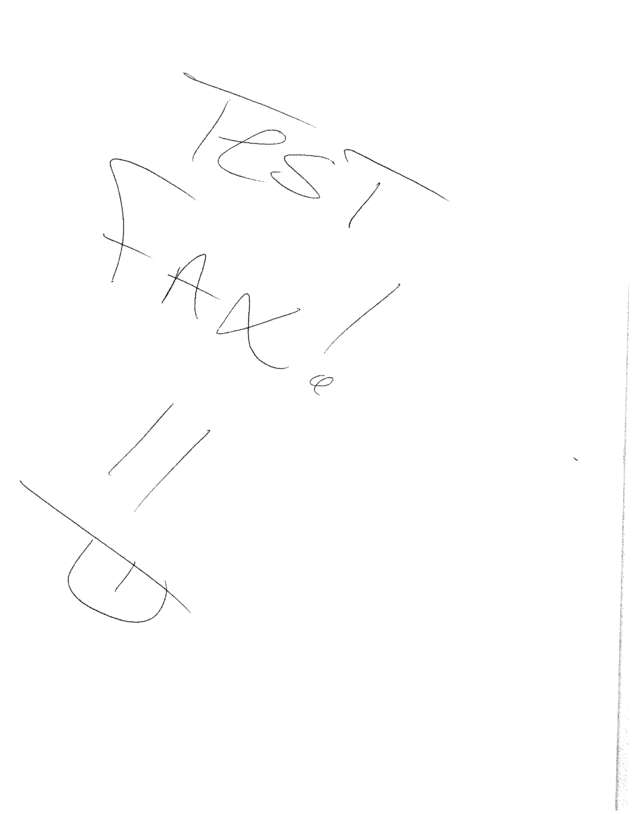 Fax page