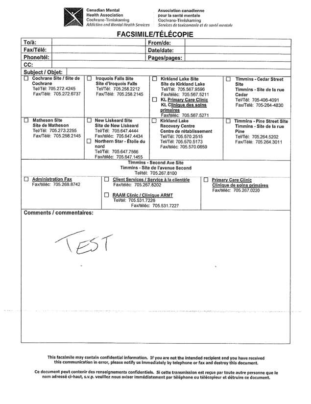 fax page
