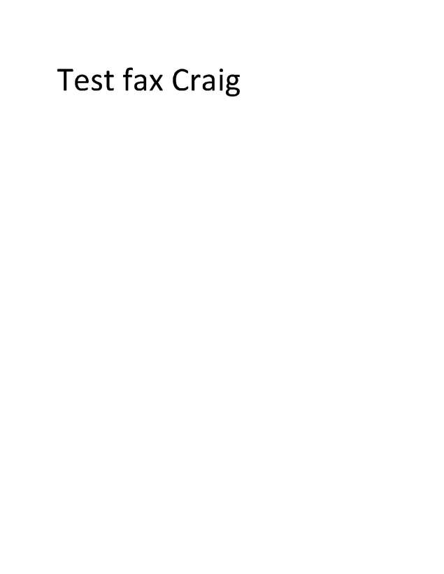 Fax page