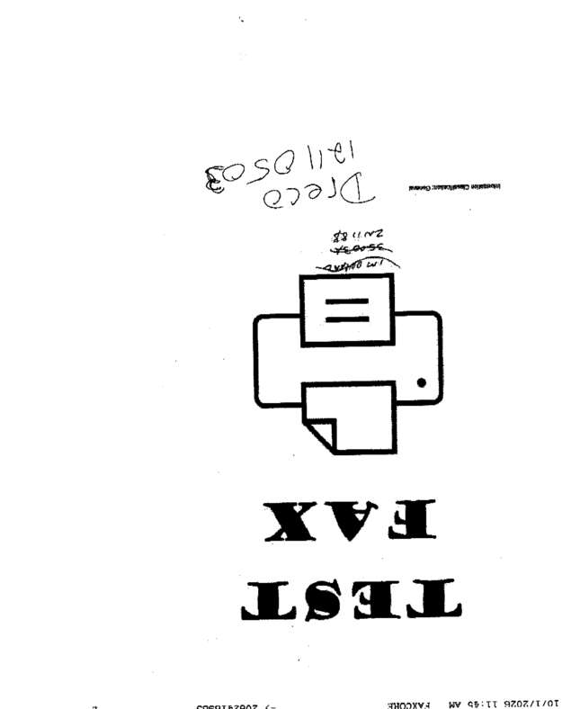 fax page