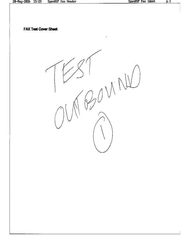 fax page