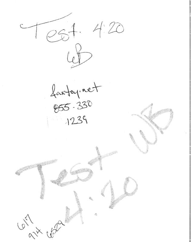 fax page