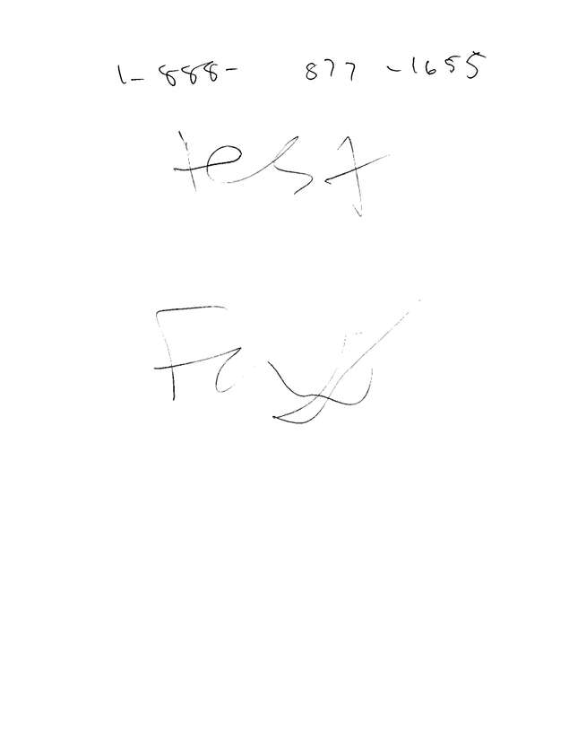 Fax page