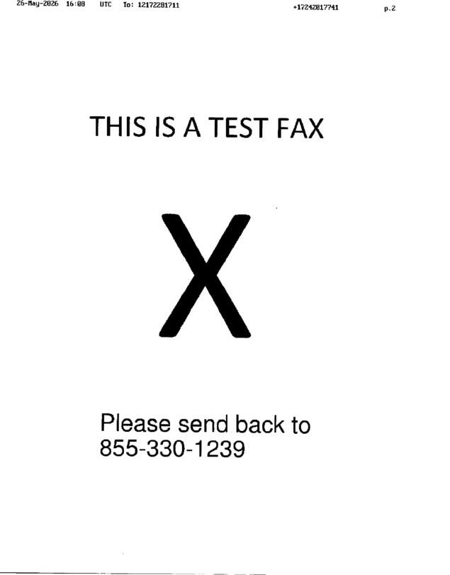 fax page