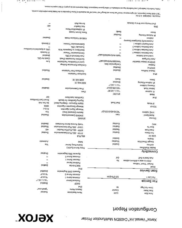 Fax page