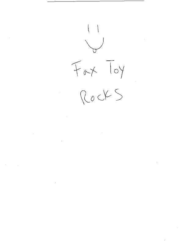 Fax page