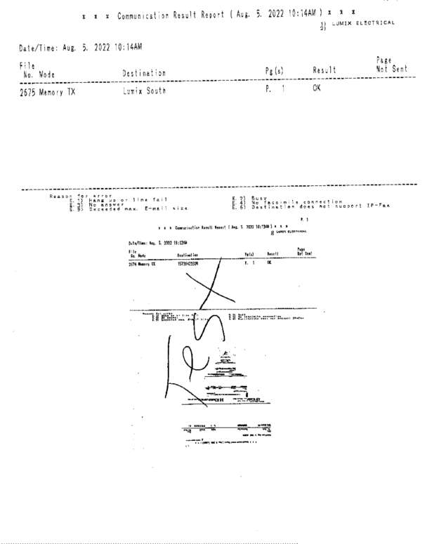 fax page