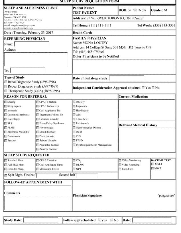 Fax page