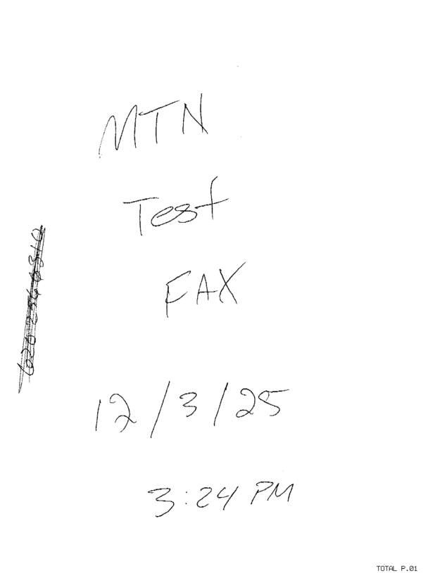 fax page