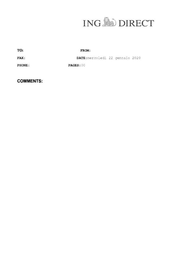 Fax page