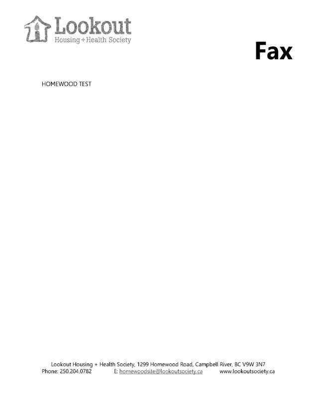 fax page