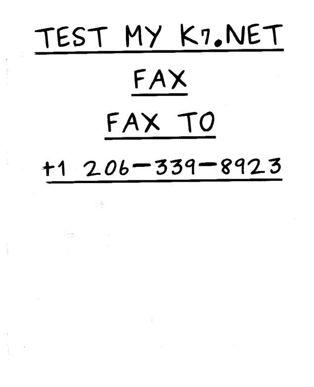 fax page