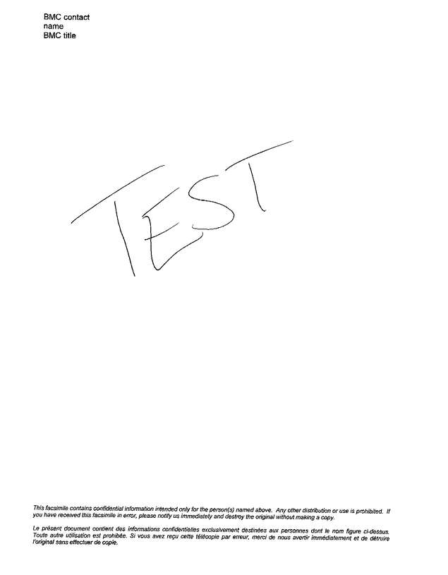 Fax page