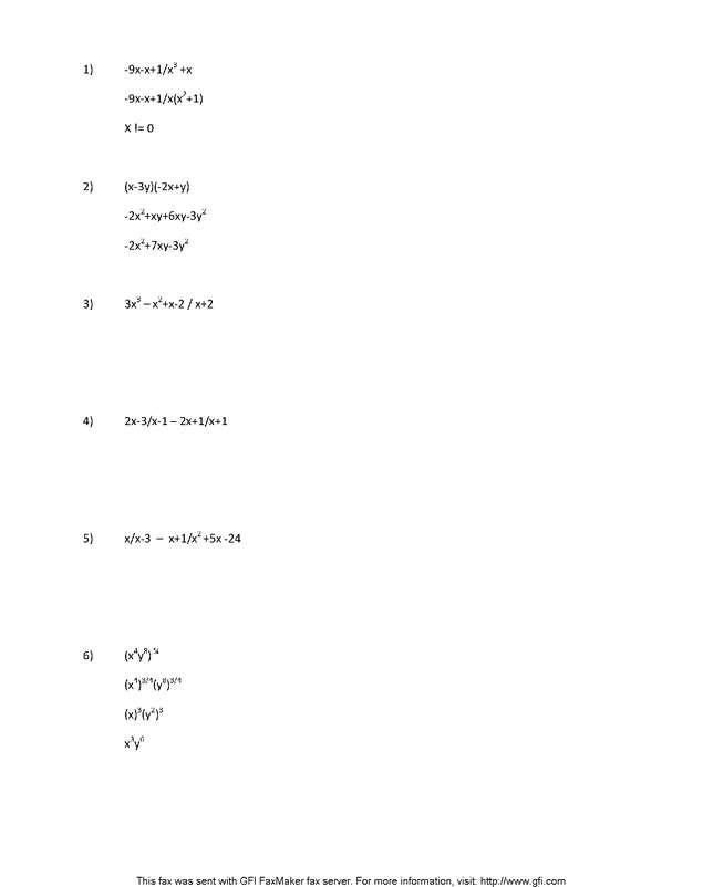 Fax page