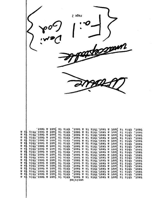Fax page