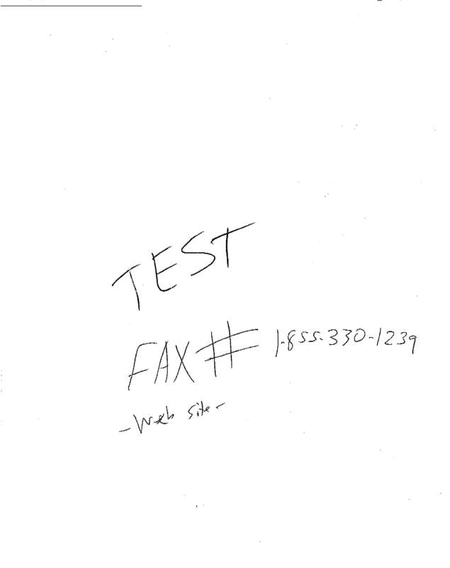 fax page