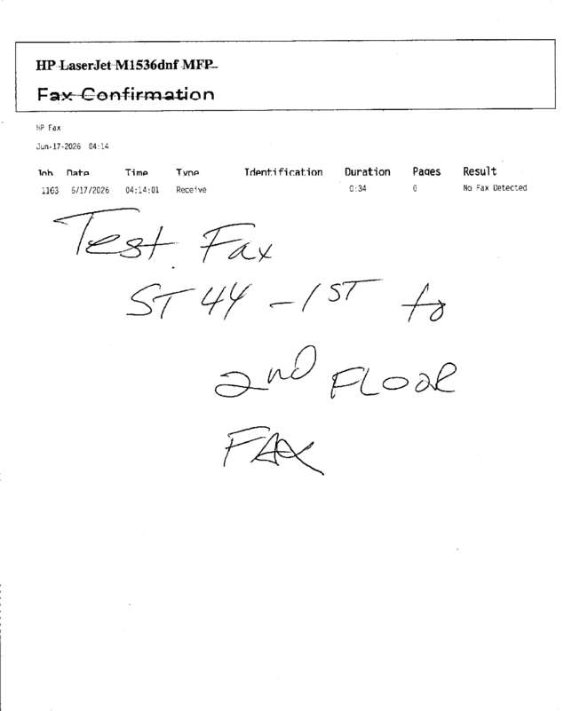 fax page