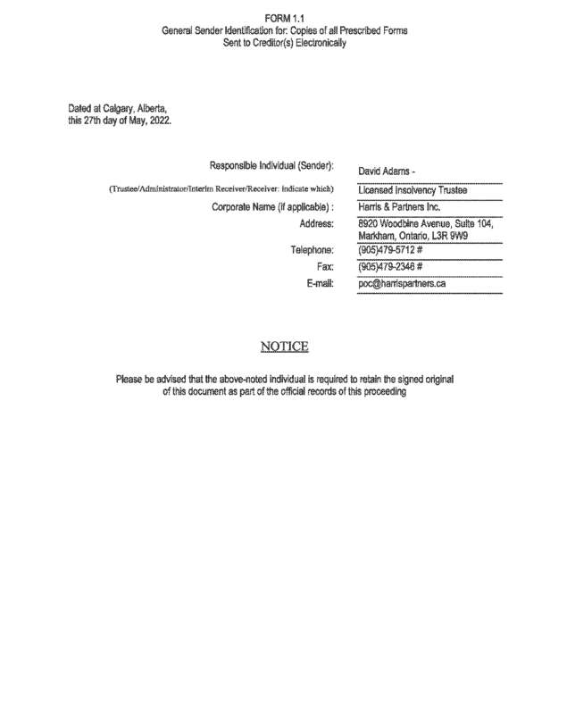Fax page