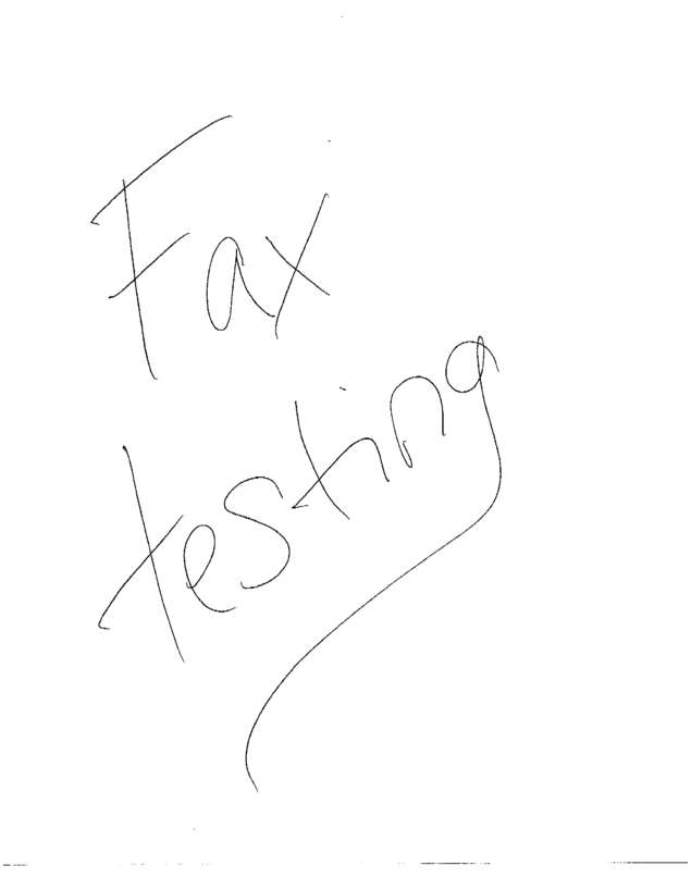 Fax page