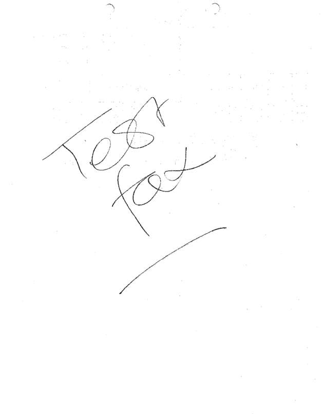 Fax page