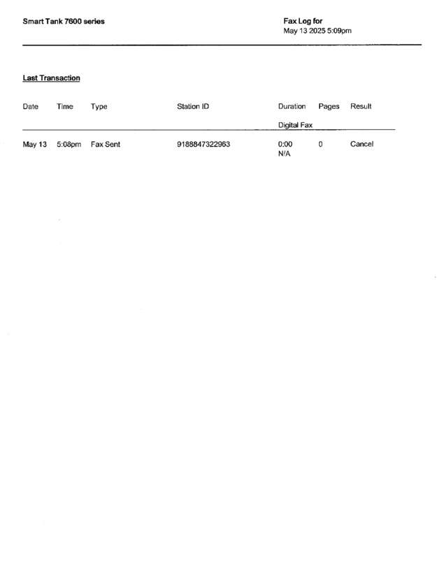 fax page
