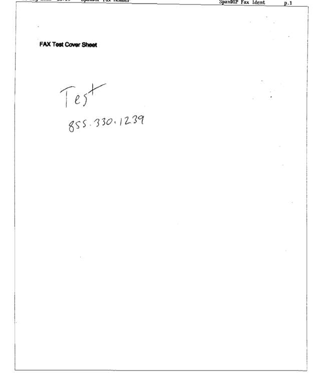 fax page