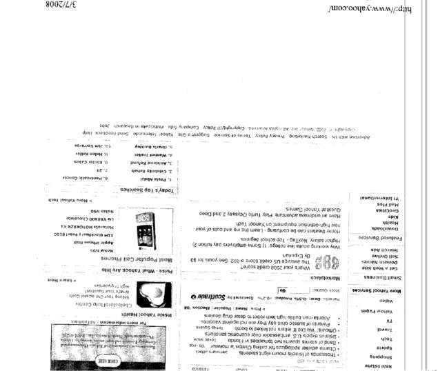 Fax page