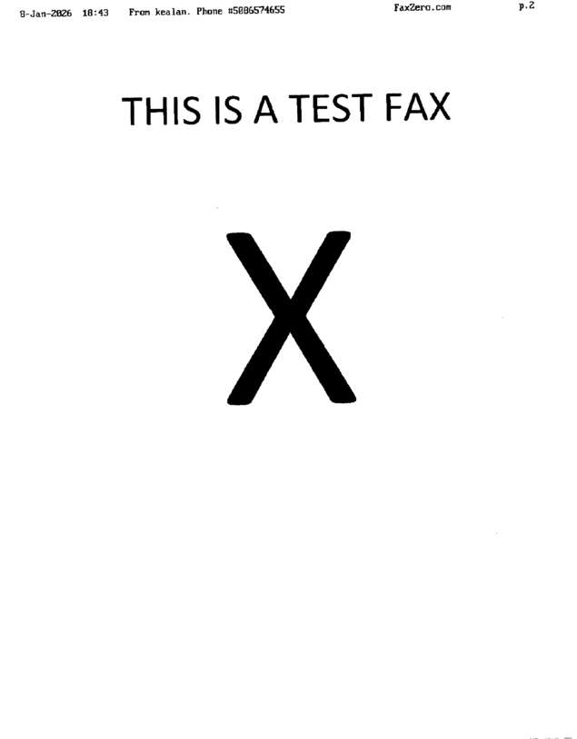 fax page