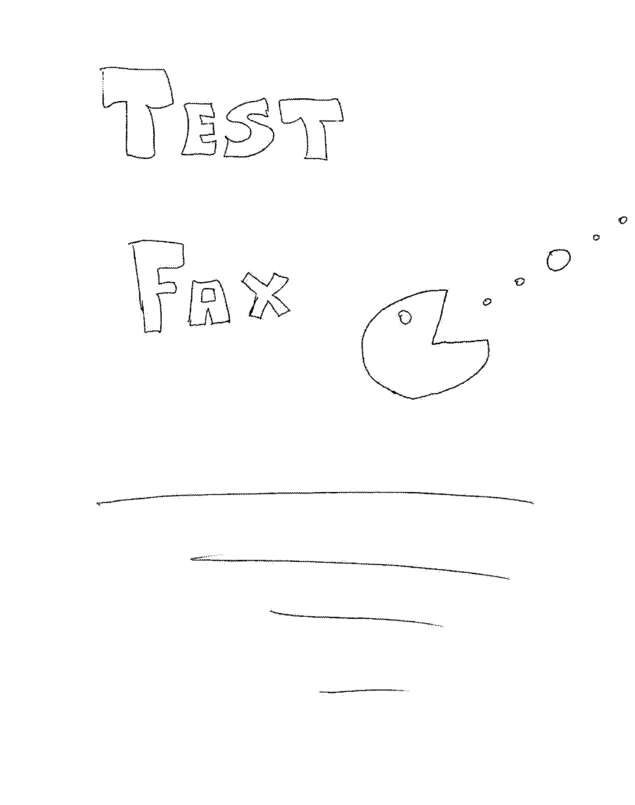 Fax page