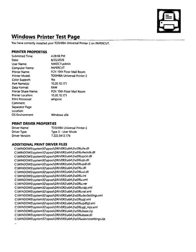 fax page