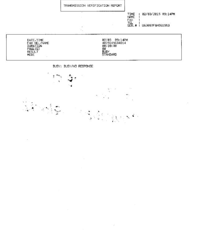 Fax page