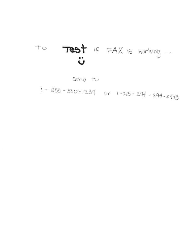 fax page