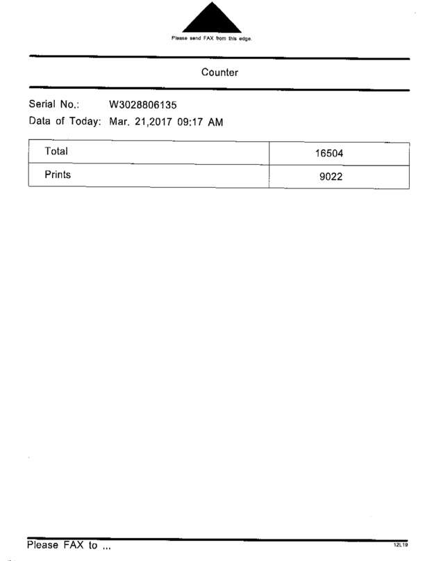 Fax page