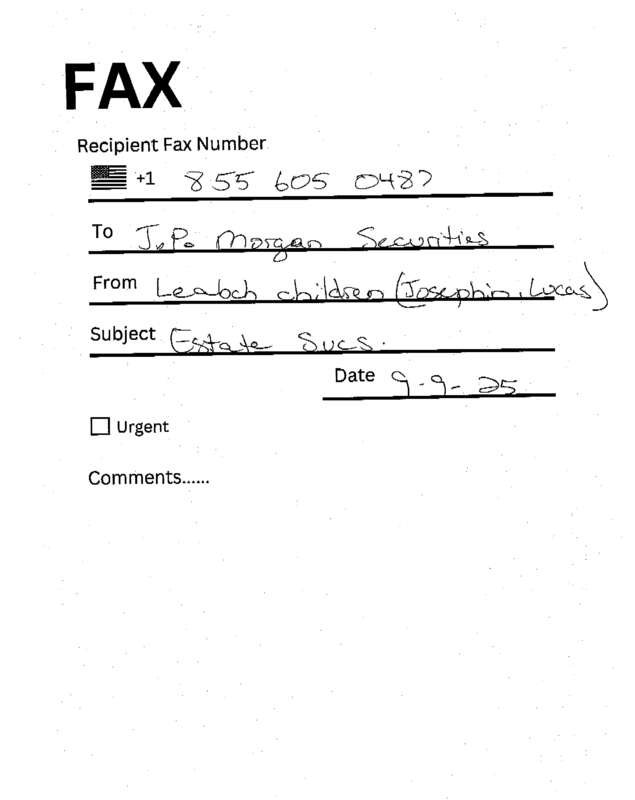 Fax page