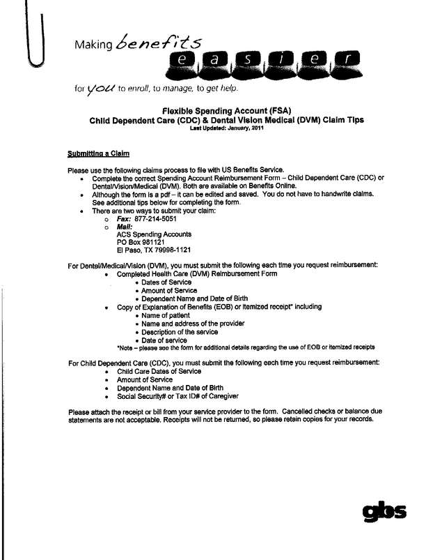 Fax page