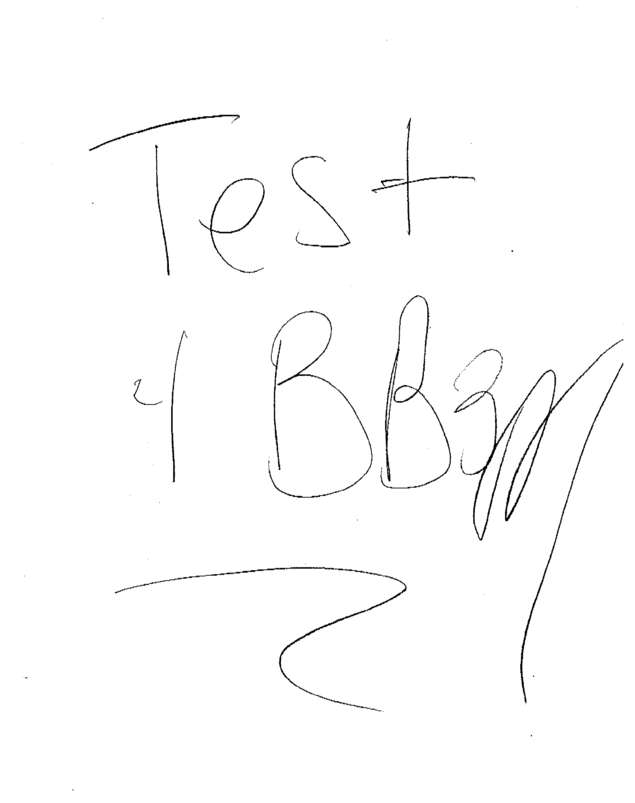 Fax page