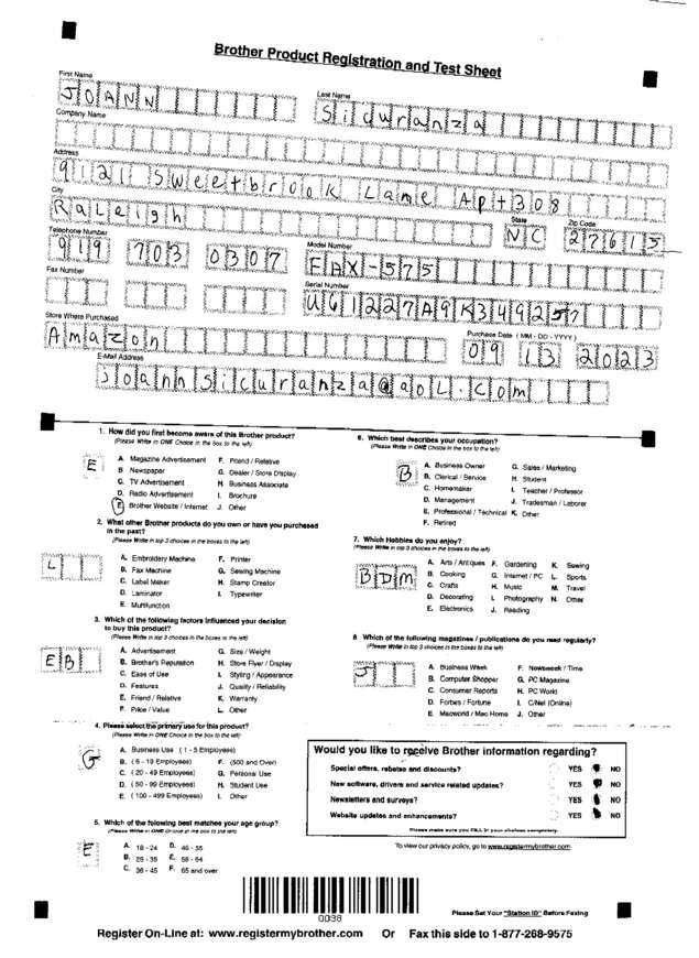 fax page