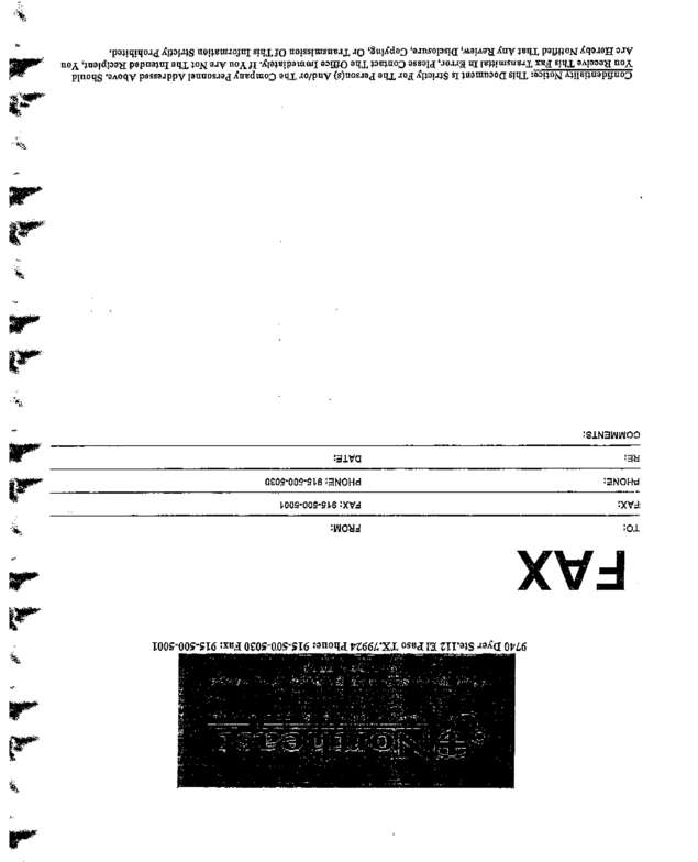 Fax page