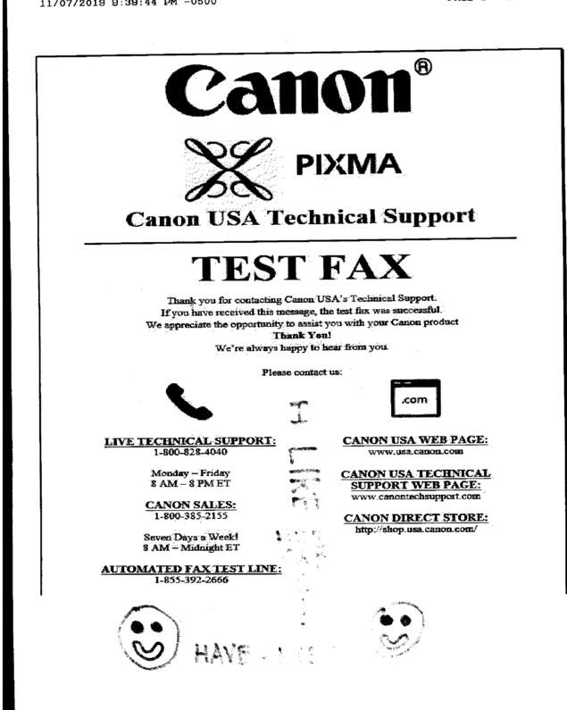 fax page