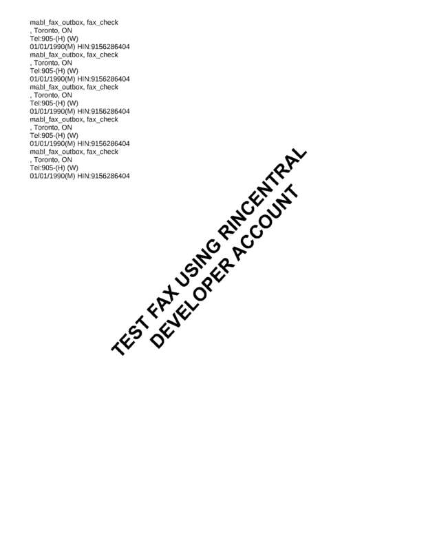 fax page