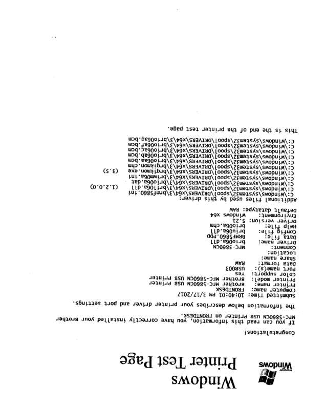 Fax page
