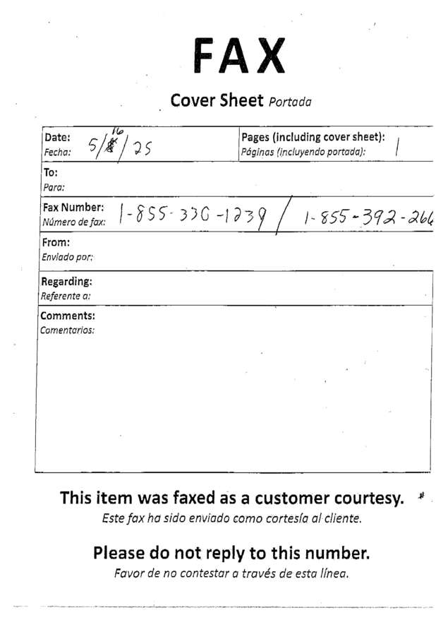 fax page