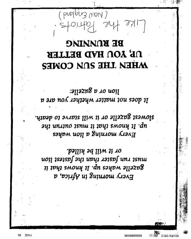 Fax page