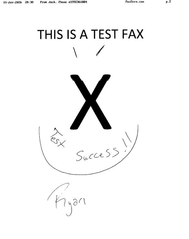 fax page